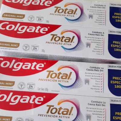 Colgate Total Original Mint Creme Dental com Flúor, 2x180g