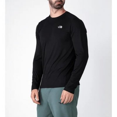 Camiseta Masculina Hyper Tee L/s Crew TNF Black