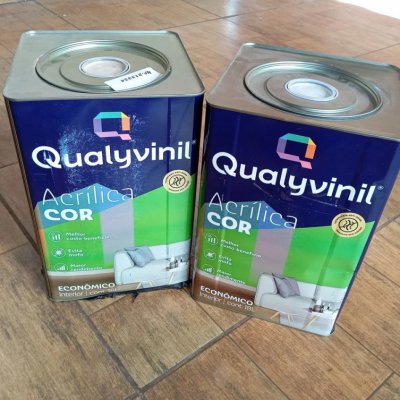 Tinta Qualyvinil Acrílico Branco Fosco 18L