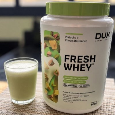 Fresh Whey Pistache e Chocolate Branco 900g Dux Nutrition