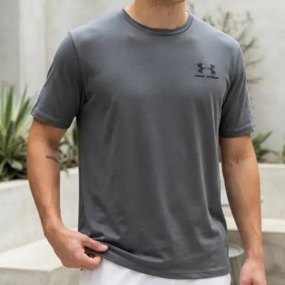 Camiseta Under Armour Sportstyle Left Chest — visual esportivo com logo no peito
