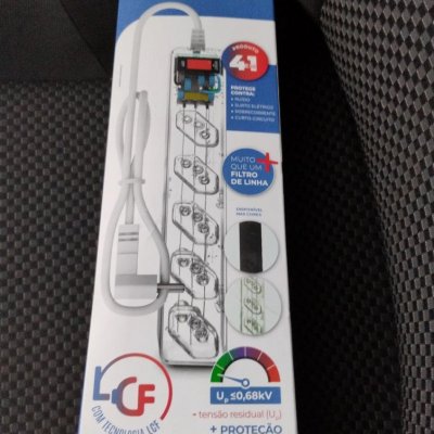 Filtro de Linha Clamper 5 Tomadas 127/220V