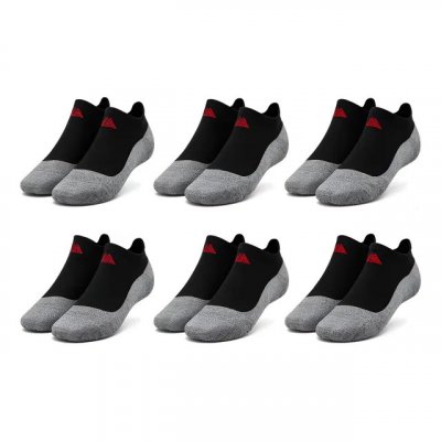 Kit 6 Pares Meias Kappa Sapatilha Corrida Invisível Original Preto-grafite 34-38