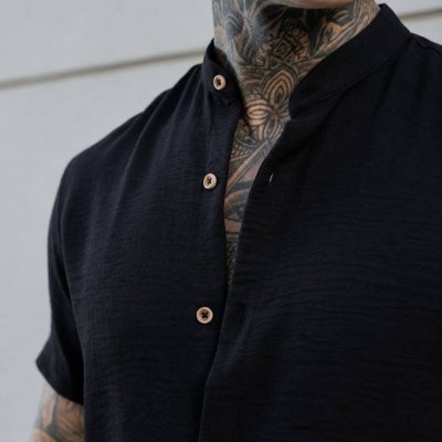 Camisa Manga Curta Gola Padre