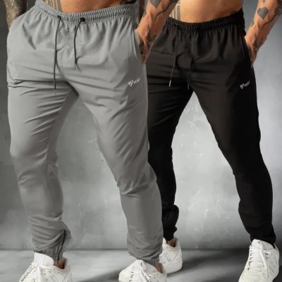 Kit 2 Calças Jogger Tactel com Elastano Impulse — Conforto e Elasticidade