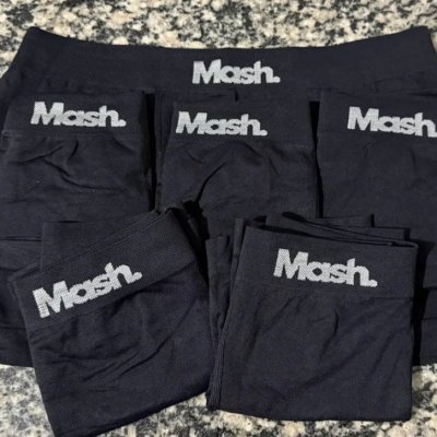 Kit 6 Cuecas Boxer Mash Poliamida Sem Costura
