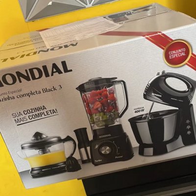 Kit Kt-105-b Mondial Liquidificador e Batedeira