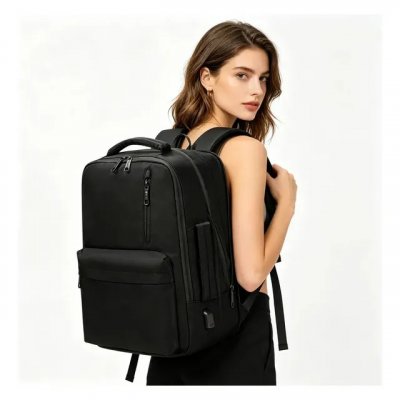 Mochila para Notebook Feminina Expansível 25L a 40L com USB e Impermeável