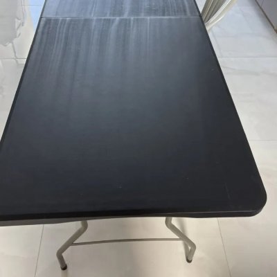 Mesa Dobrável de Plástico Retangular Para 6 Pessoas 1.80m