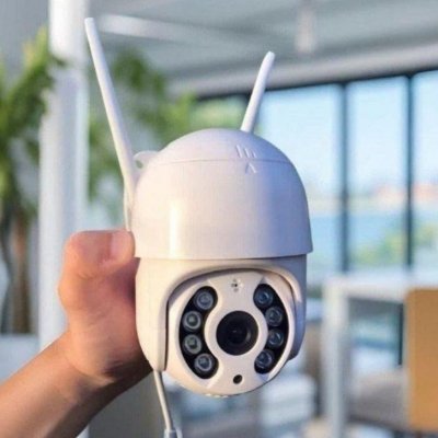 Kit 2 Câmeras Segurança Wifi iCSee Infravermelho Prova D’Água