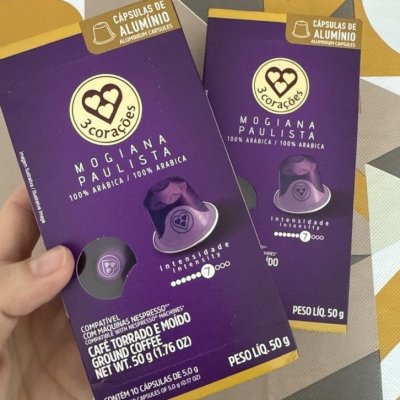 3 Corações Cápsulas de Café Mogiana Paulista, 10 cápsulas