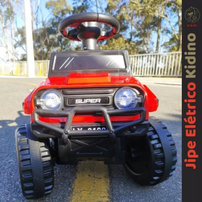 Jipe Elétrico Infantil Adventure 6v Vermelho