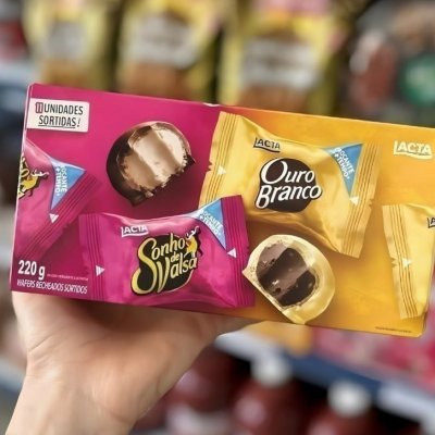 Caixa Sonho de Valsa e Ouro Branco Sortidos 220g