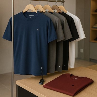 Kit 5 Camisas Masculina Slim Voker 100% Original