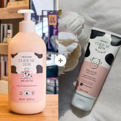 🧴  Combo Cuide-se Bem Deleite Loção 400ml + Loção 200ml