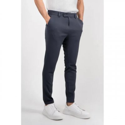 Calça Social Alfaiataria Masculina Malha Elastano Stretch — corte social com elasticidade