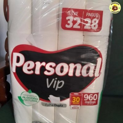 🧻 Personal Papel Higiênico VIP Folha Dupla Leve 32