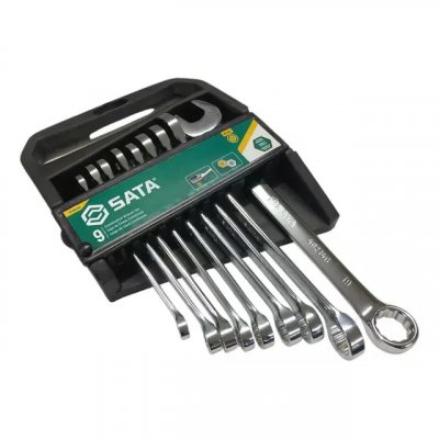 Jogo Chave Combinada 8 a 19 Sata — Conjunto com 9 peças