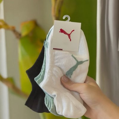 Kit 9 Pares Meias Puma Sapatilha Cano Baixo