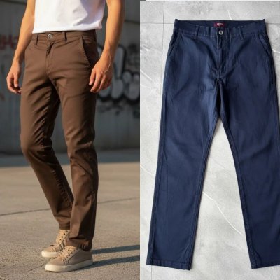Calça Sarja Slim Bolso Embutido Com Elastano (várias cores)