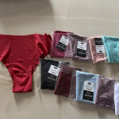 Kit 10 Calcinhas Tanga Sem Costura