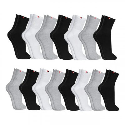 Kit 15 Pares Meias Sport Algodão Cano Médio Sandrini Confort Sortidos 39-43