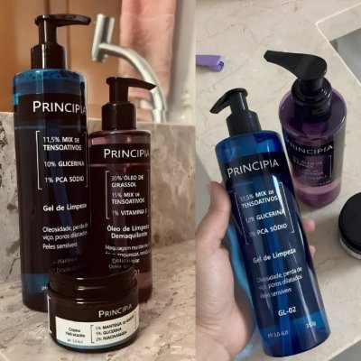 Principia Kit Limpeza E Hidratação (Ch-01 + Ol-01 + Gl-02)