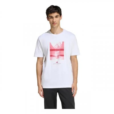 Camiseta adidas Estampa Outdoor Kayaking — Branco (M)