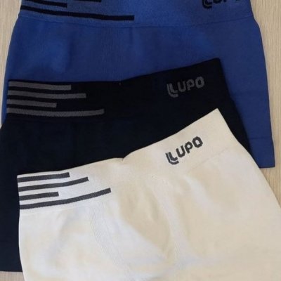 Kit 6 Cuecas Lupo Boxer Poliamida Sem Costura
