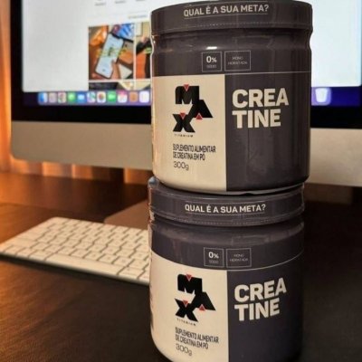 Creatina Max Titanium Em Pó 300g 2 Un