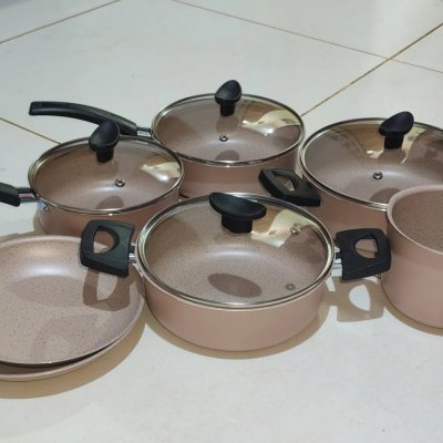 Brinox Jogo Panelas Antiaderente 10 Peças