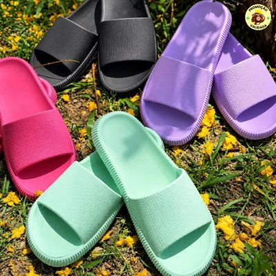 Chinelo Nuvem Slide Retro 4 cores