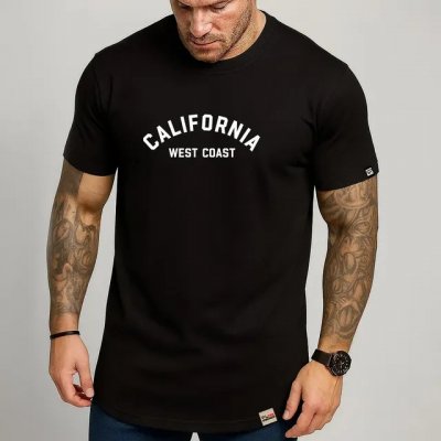 Camiseta Algodão Camisa Longline Pintee California Pintee — review