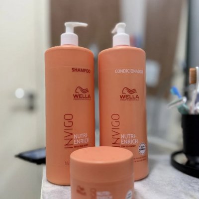 Kit Wella Invigo Nutri Enrich Shampoo Cond 2L