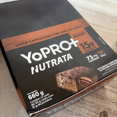 Barra Proteína Nutrata Yopro Cappuccino 55g
