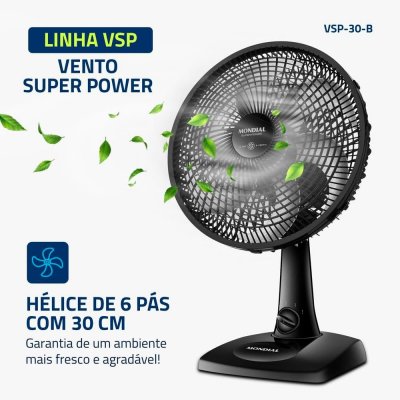 Mondial Ventilador de Mesa 30cm Super Power