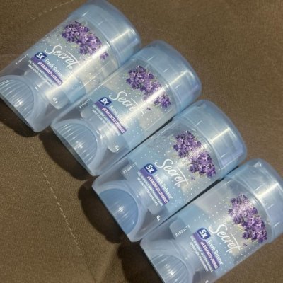 Secret Desodorante em Gel Invisível Antitranspirante Lavanda - 4 uni