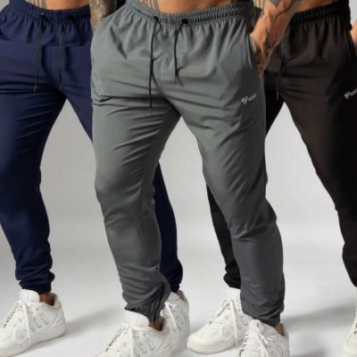 Kit 3 Calças Jogger De Tactel