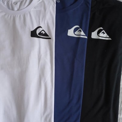 Kit 3 Camisetas Quiksilver Básicas Masculinas