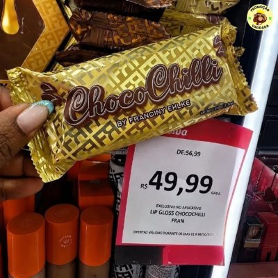 CHOCOLATE COM GOSTO ESTRANHO Chocochilli Gloss Fran By Franciny