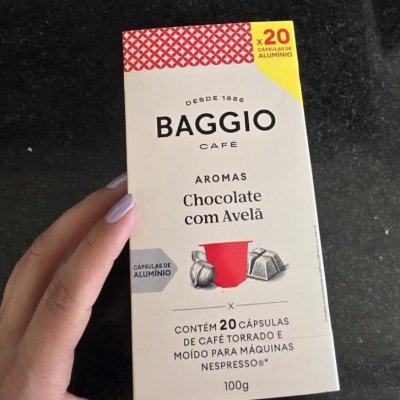 ☕ Baggio Café Aroma Chocolate Com Avelã 10 Cápsulas