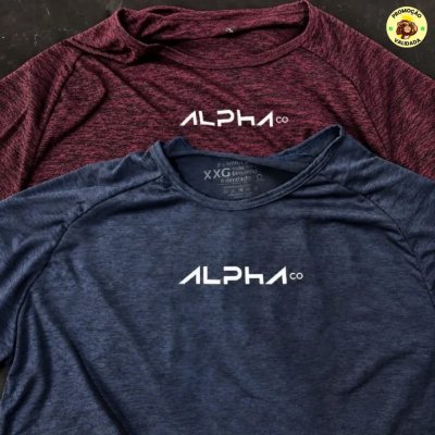 Kit com 5 Camisetas New Fluid Dry Alpha