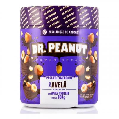 Suplemento em pasta Dr. Peanut Gourmet — Pasta de Amendoim Gorduras sabor Avelã x 600g