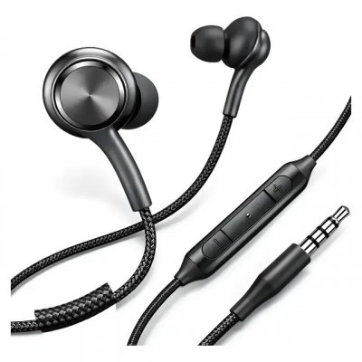 Fone De Ouvido P2 Microfone E Controle Com Fio Nylon Reforçado Para Celular, Notebook, Pc E Smartphone Cor Preto — Review