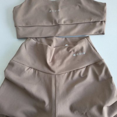 Conjunto Fitness Feminino Top e Calça Poliamida