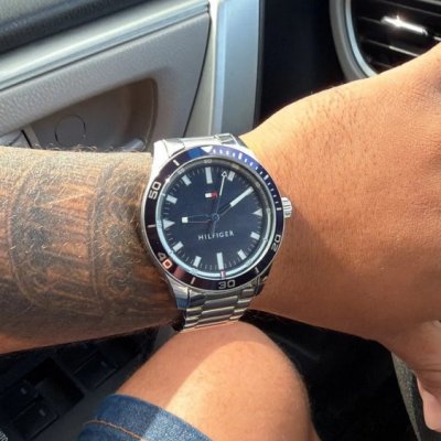 Relógio Tommy Hilfiger Masculino Prateado