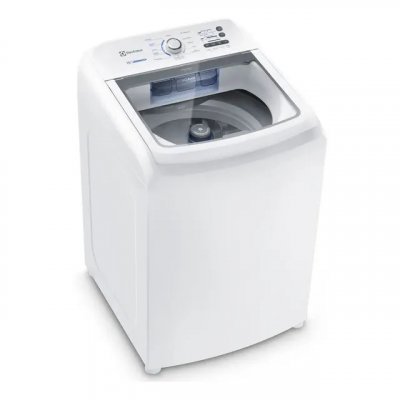 Máquina de Lavar Electrolux 15kg Branca Essential Care com Cesto Inox e Jet&Clean LED15