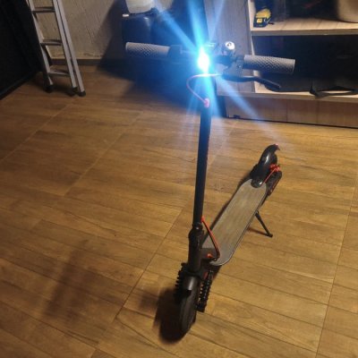 Patinete Elétrico 350W Dobrável com GPS Preto
