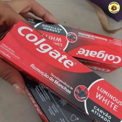 Colgate Luminous White Carvão Ativado Creme Dental Clareador