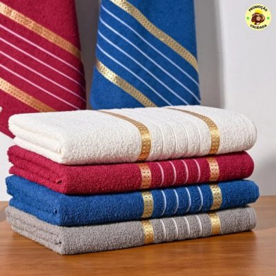Kit 04 Toalhas Rosto Premium